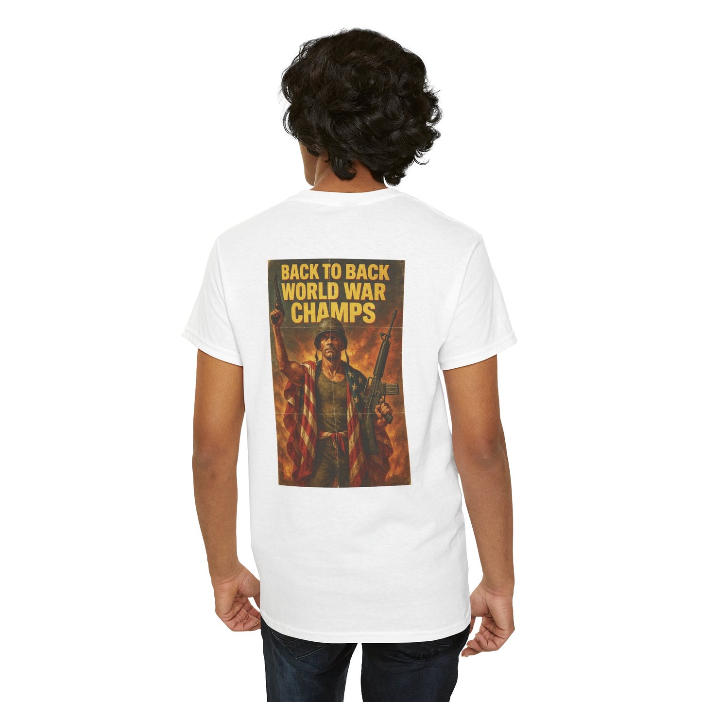 'Back to Back World War Champs' Tee