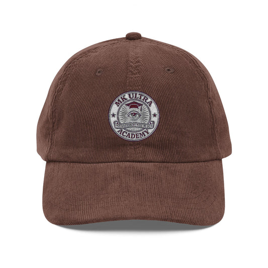 MK Ultra Academy Corduroy Cap (Embroidered)